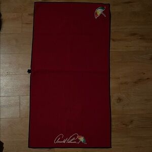Arnold Palmer Red Golf Towel